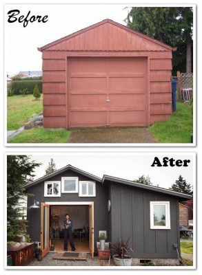 Transformed 250 Square Feet Garage into Tiny House 