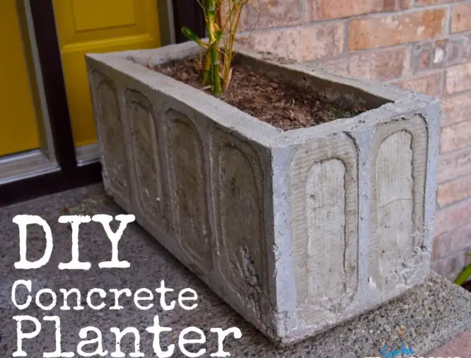 Build a Big Box Large Concrete Planter