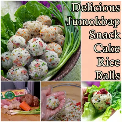 Delicious Jumokbap Snack Cake Rice Balls