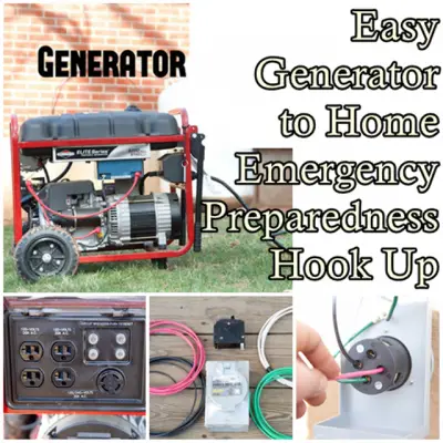 Easy Generator to Home Emergency Preparedness Hook Up