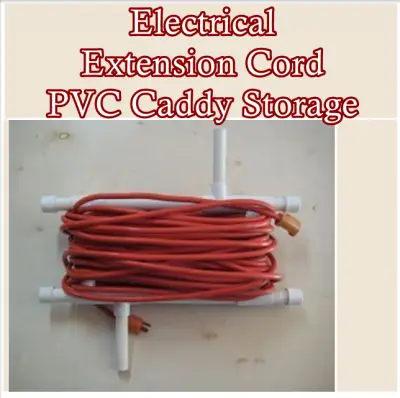 Electrical Extension Cord PVC Caddy Storage