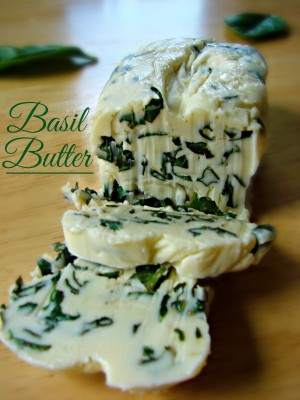 Homemade Simple Basil Butter