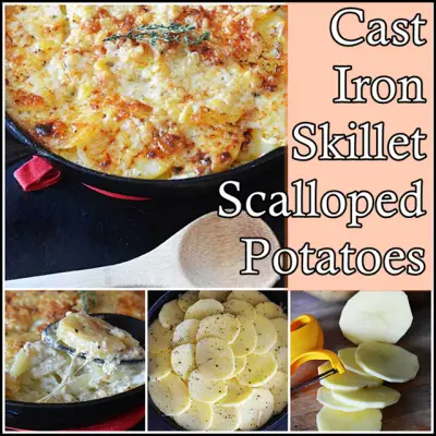 Cast Iron Skillet Scalloped Potatoes Recipe