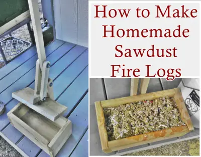 How to Make Homemade Sawdust Fire Logs