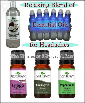 Relaxing Blend of Essential Oils for Headaches