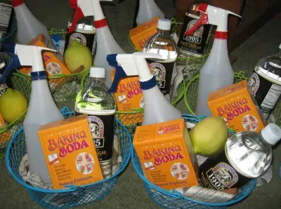 Natural House Cleaning Supplies Gift Baskets