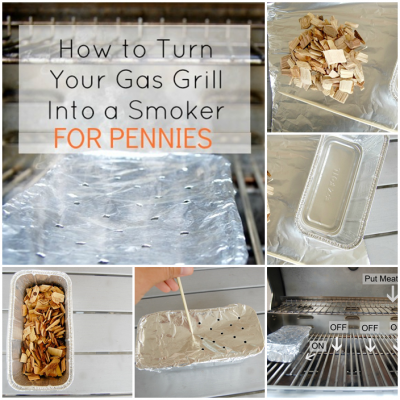 How To Turn Gas Grill into a Meat Smoker