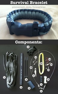 Make Emergency Preparedness Survival Paracord Bracelet