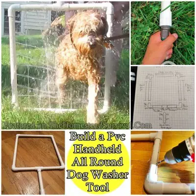 Build a Pvc Handheld all surround Dog Washer tool