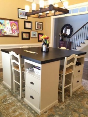 Great DIY Desk For Homeschoolers