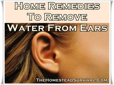 Home Remedies To Remove Water From Ears