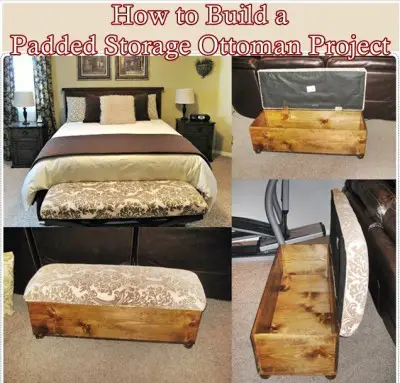 How to Build a Padded Storage Ottoman Project