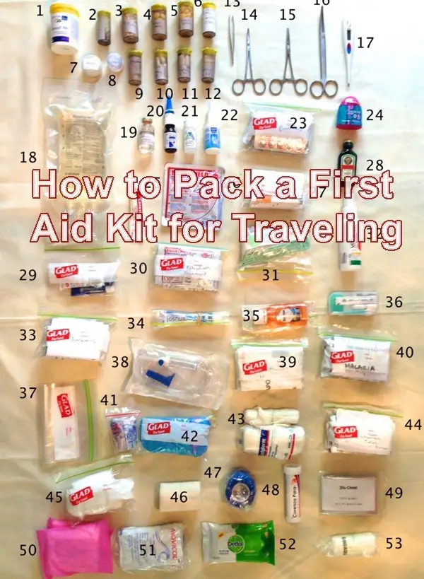 How To Pack A First Aid Kit For Traveling The Homestead Survival