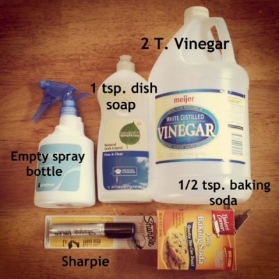 how to make a homemade frugal household dirt cleaning spray 