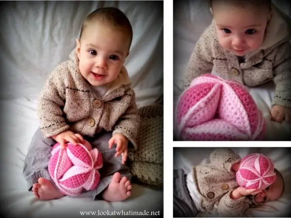 Crochet An Amish Puzzle Ball For Your Little One