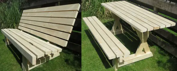 How to Build a Picnic Table and Bench 