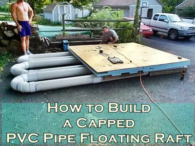 How to Build a Capped PVC Pipe Floating Raft