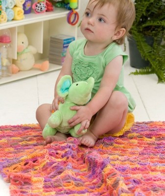 Learn Broomstick Lace Crochet Plus Free Baby Blanket Pattern1