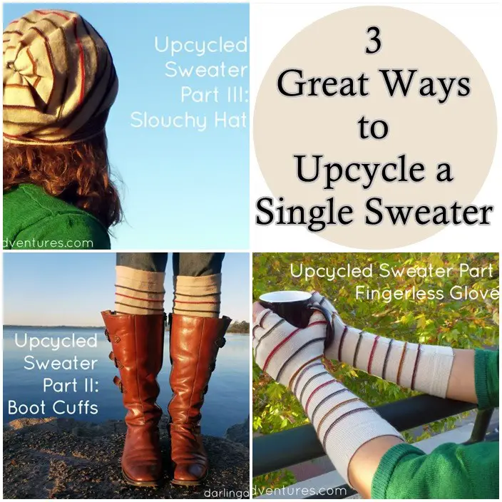 3 Great Ways to Upcycle a Single Sweater