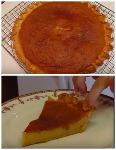 Betty's Best Buttermilk Pie Vintage Recipe
