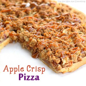 Caramel Drizzled Apple Crisp Pie