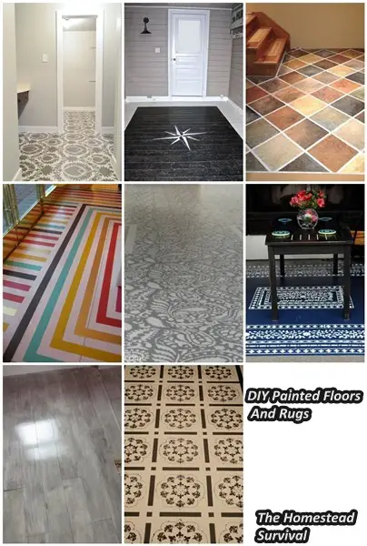 DIY Painted Floors And Rugs