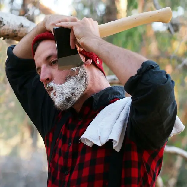 How to Get a Close Shave with an Axe