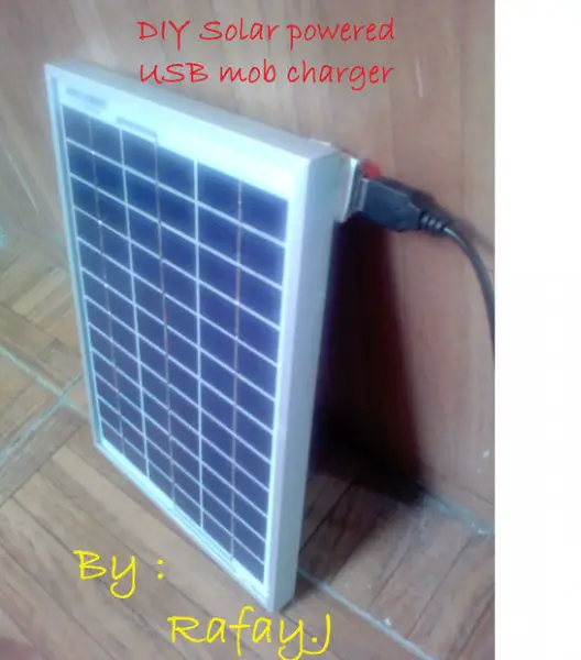 Build a Solar Powered USB Mobile Charger