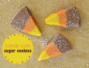 Halloween Candy Corn Cookies