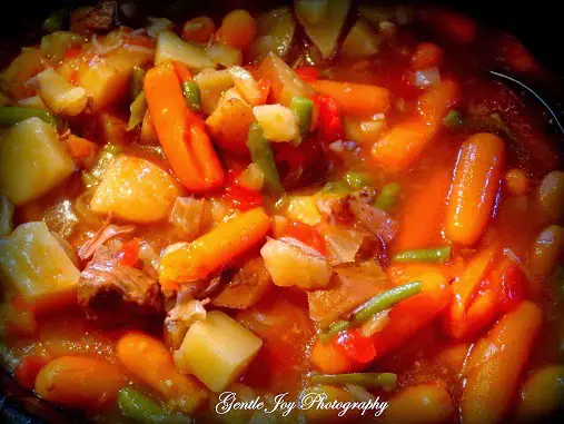 Homemade Beef Stew In The Slow Cooker