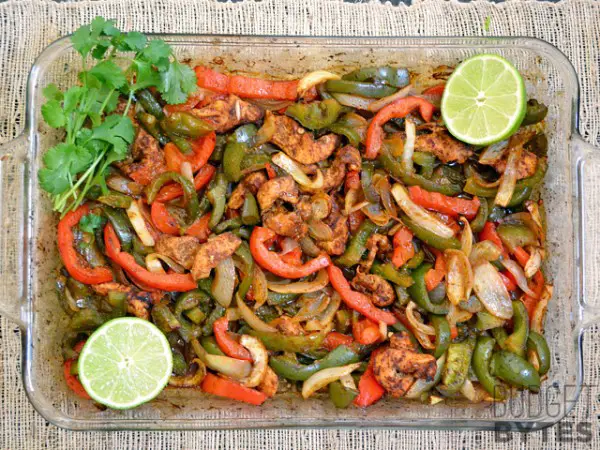 Homemade Chicken Fajitas From The Oven