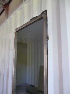 How To Make A Doorway In A Shipping Container Home