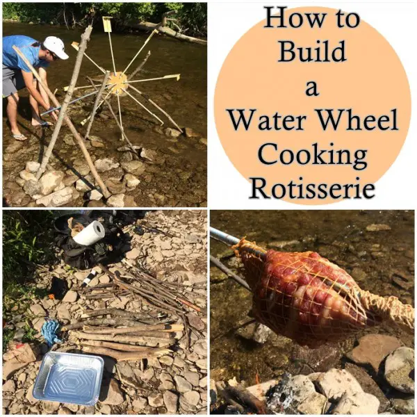 How to Build a Water Wheel Cooking Rotisserie