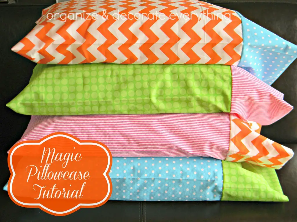 Sew Homemade Simple Colorful Pillowcases