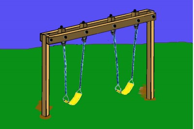 Build A Wooden Swing Set