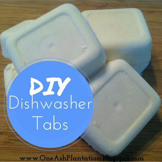 Homemade Cleaning Dishwasher Tablets Recipe