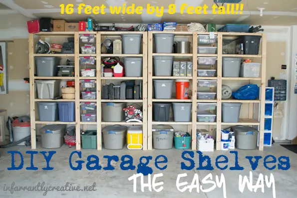 How to Build Sturdy Garage Shelves Project