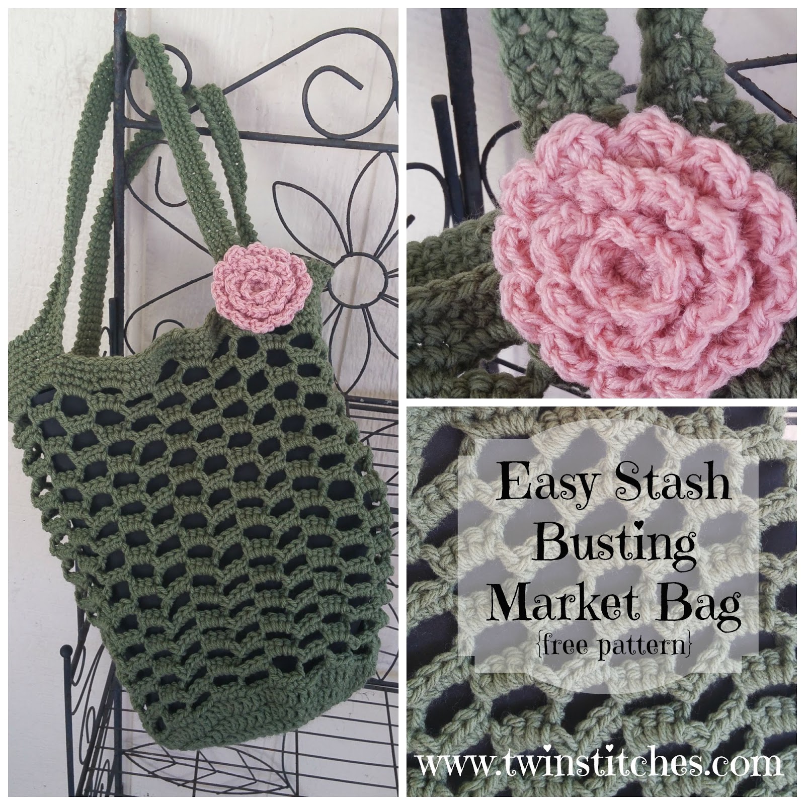 How to Crochet a Reusable Market Bag