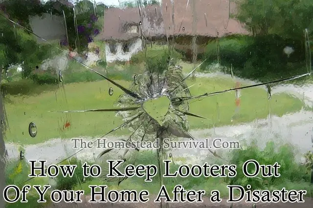 How to Keep Looters Out Of Your Home After a Disaster