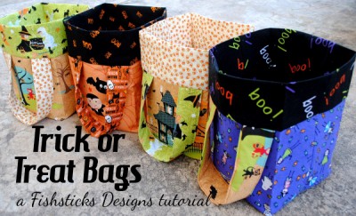 Sew Some Trick Or Treat Bags That Can Be Reused Next Year