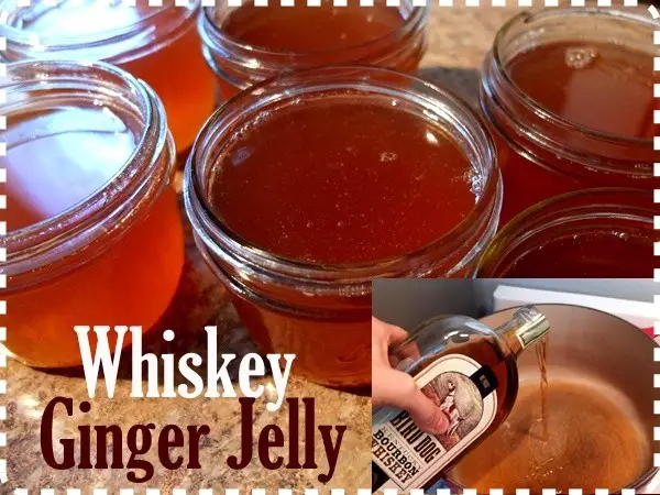 Delicious Whiskey Ginger Jelly Canning Recipe
