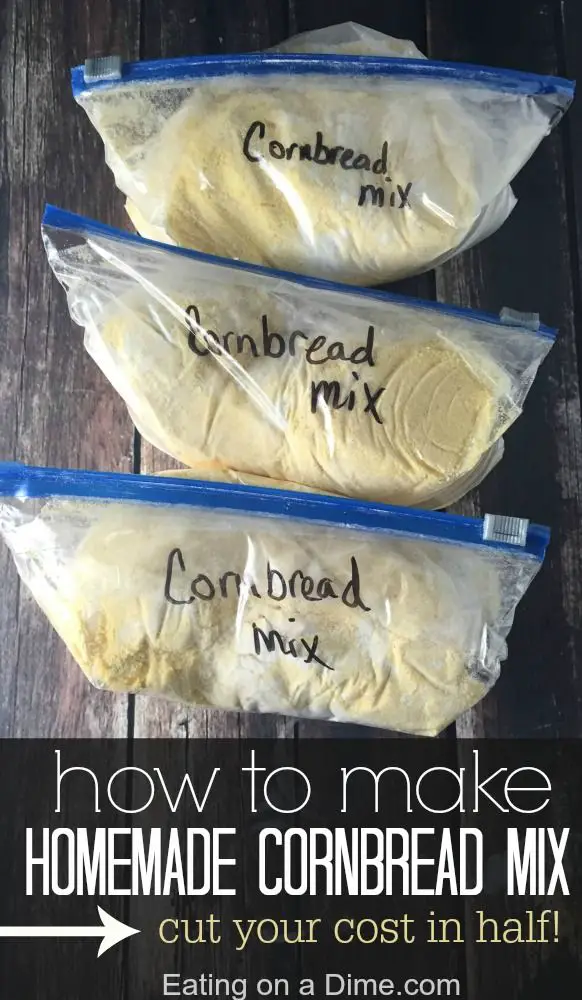 Make Frugal Homemade Cornbread Mix