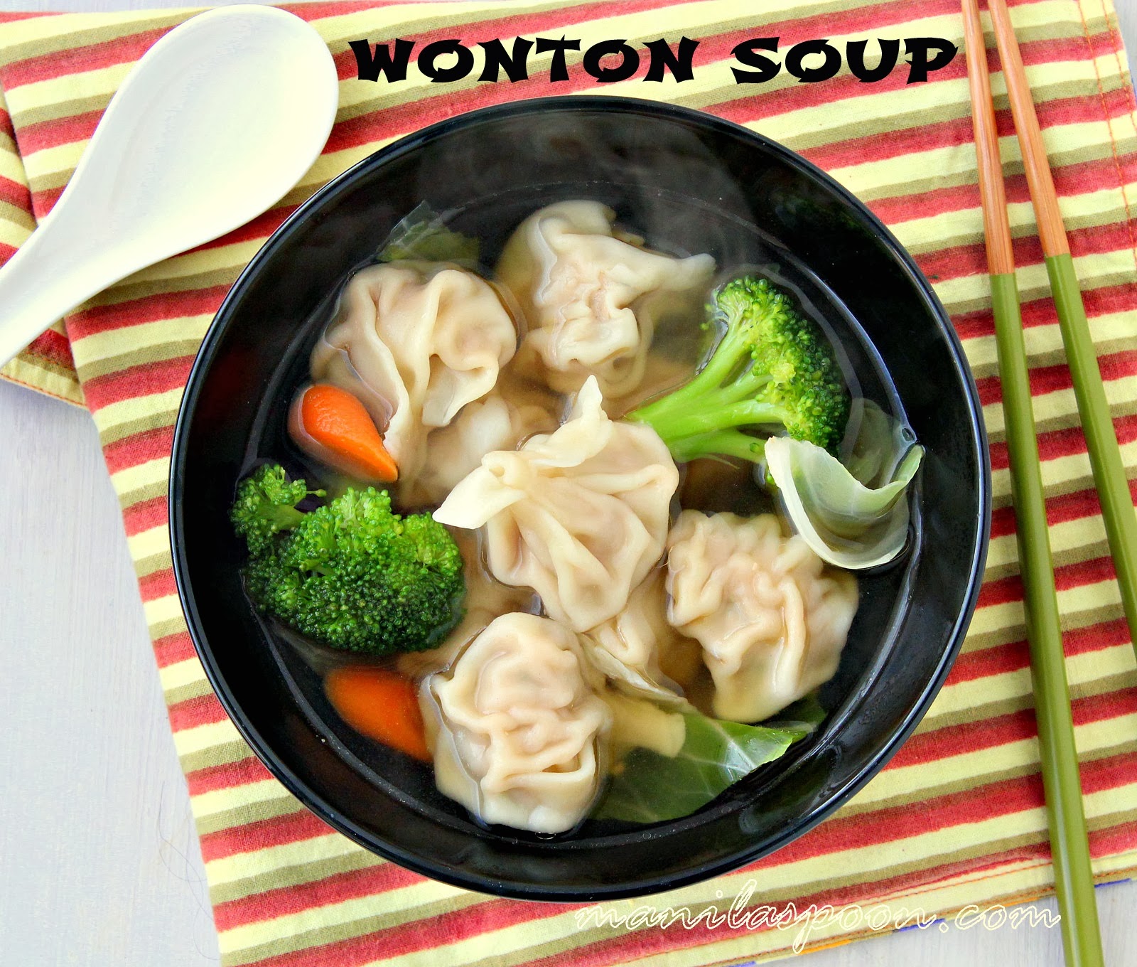 Delicious Homemade Wonton Soup Recipe