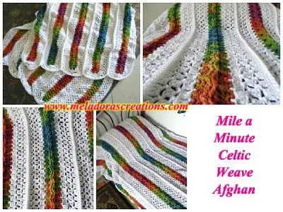 Crochet A Mile A Minute Celtic Weave Afghan