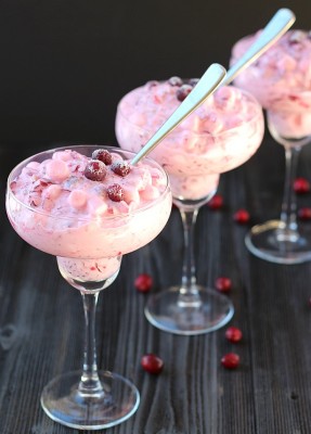 Delicious Cranberry Fluff As A Side Or Dessert