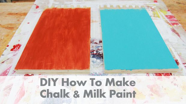 Make Homemade Chalk Paint and Milk Paint