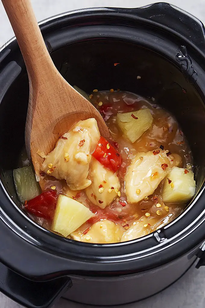 Frugal Crock Pot Sweet Fire Chicken Recipe 