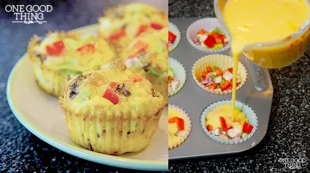 Mini Stuffed Omelet Breakfast Muffins Recipe