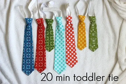Homemade Dress Up Ties for Toddlers Project