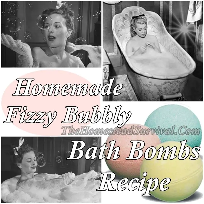 Homemade Fizzy Bubbly Bath Bombs Recipe